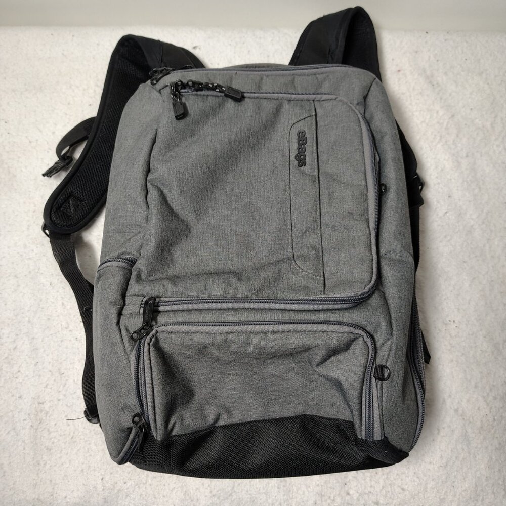 Ebags Professional Slim Laptop Backpack Graphite Travel Weekender Carry On 16"